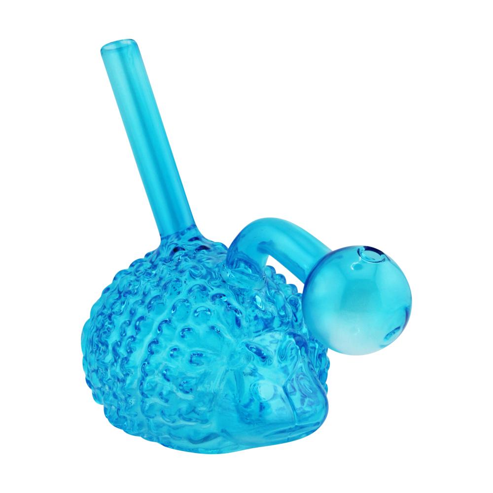 Hedgehog Design Oil Burner Bubbler-Blue