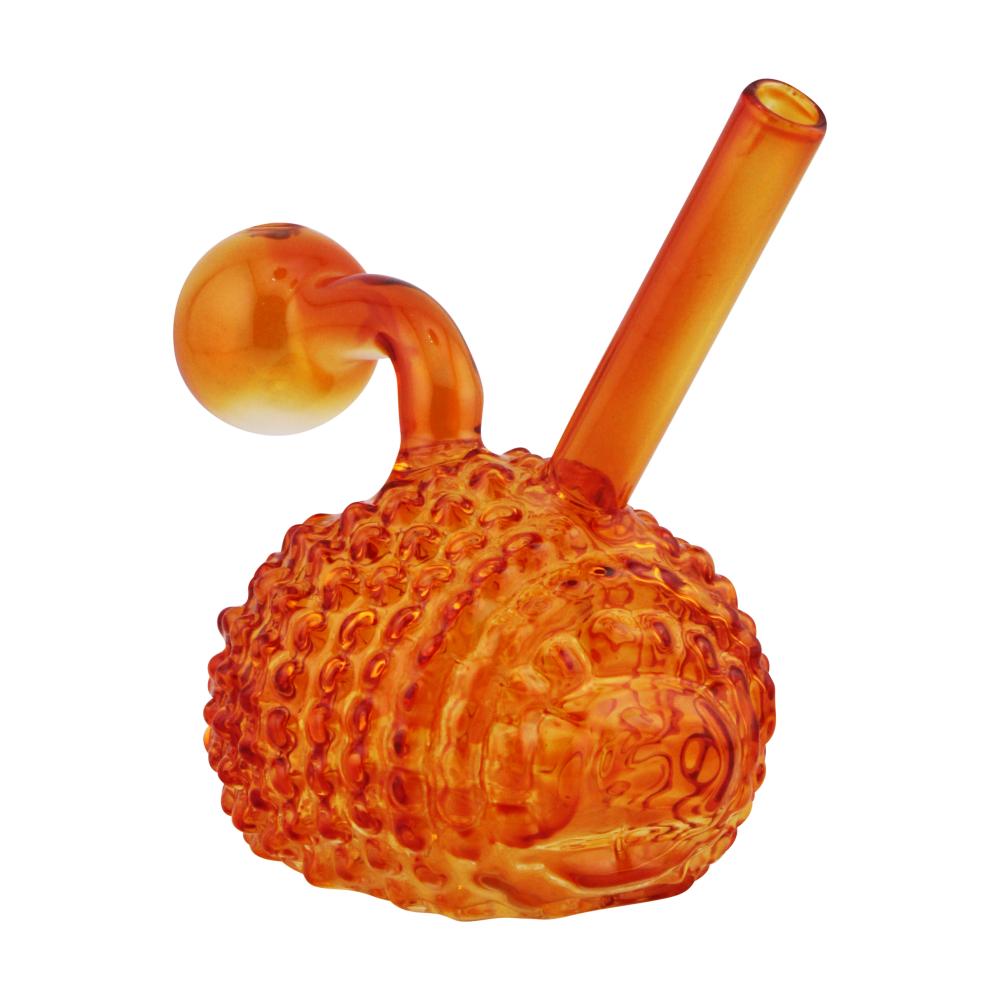 Hedgehog Design Oil Burner Bubbler-Orange