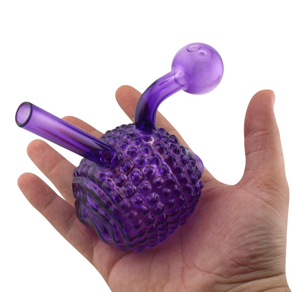 Hedgehog Design Oil Burner Bubbler-Purple