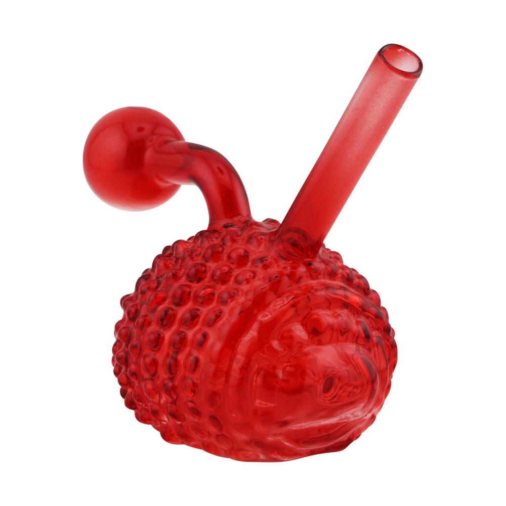 Hedgehog Design Oil Burner Bubbler-Red