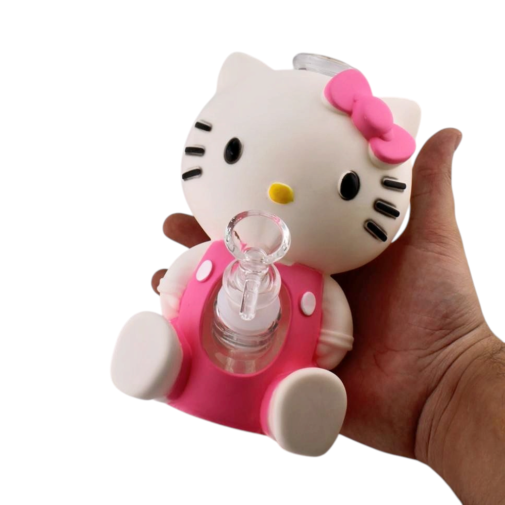 Hello Kitty Plastic Water Pipe-Pink