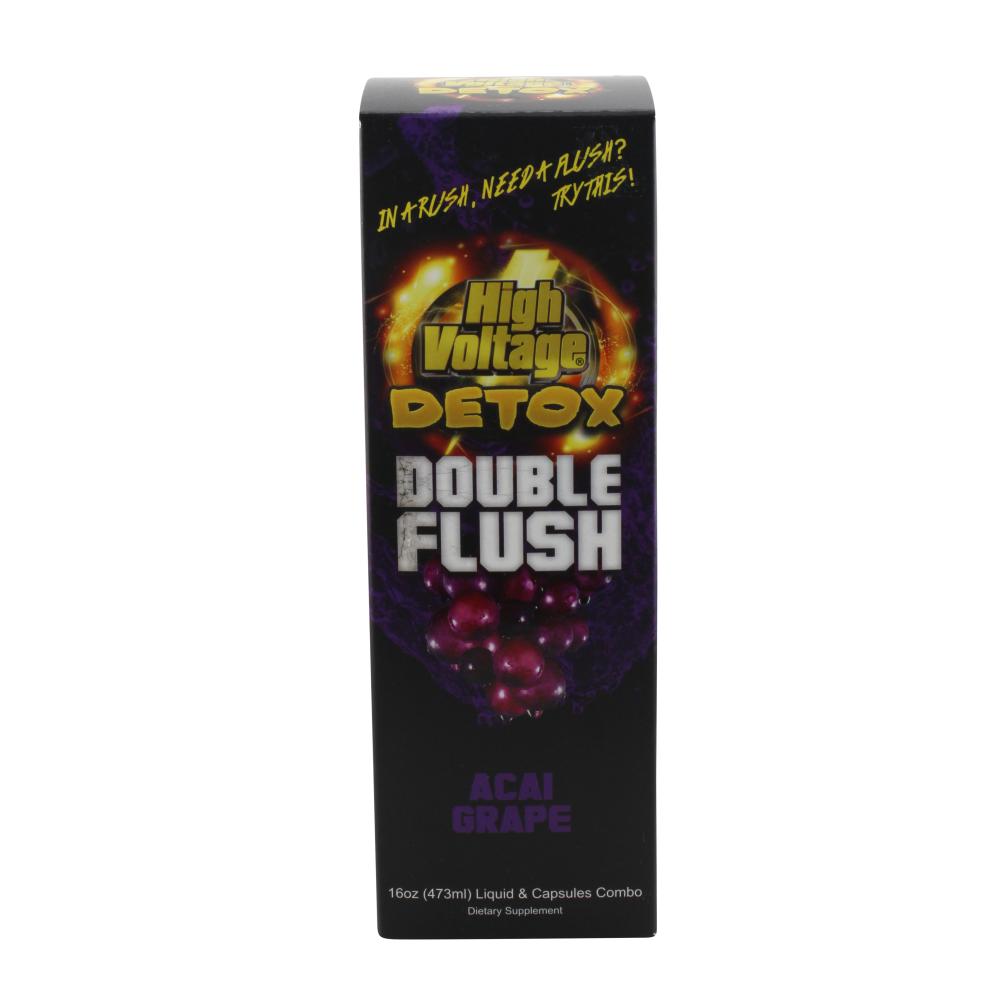 High Voltage Detox Double Flush 16oz-Acai Grape
