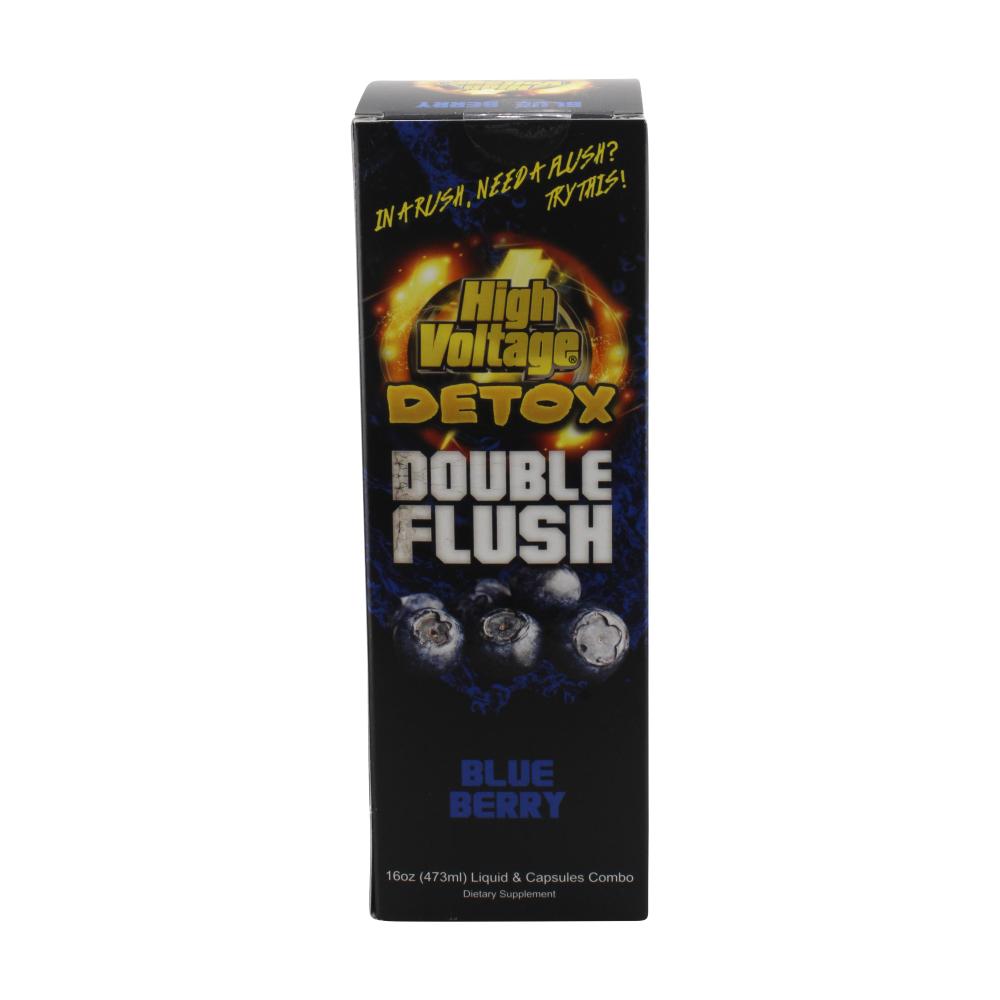 High Voltage Detox Double Flush 16oz-Blueberry