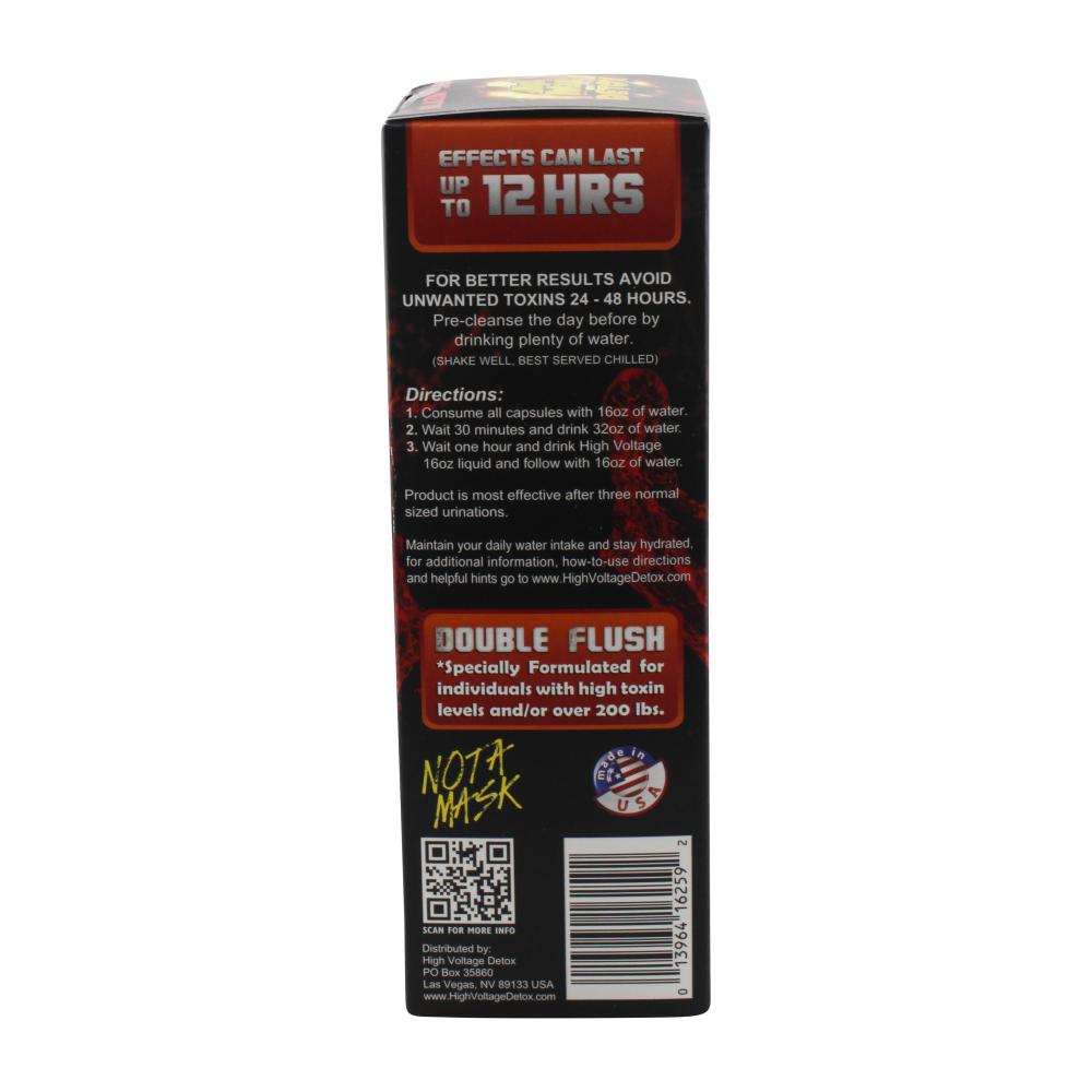 High Voltage Detox Double Flush 16oz-Cherry