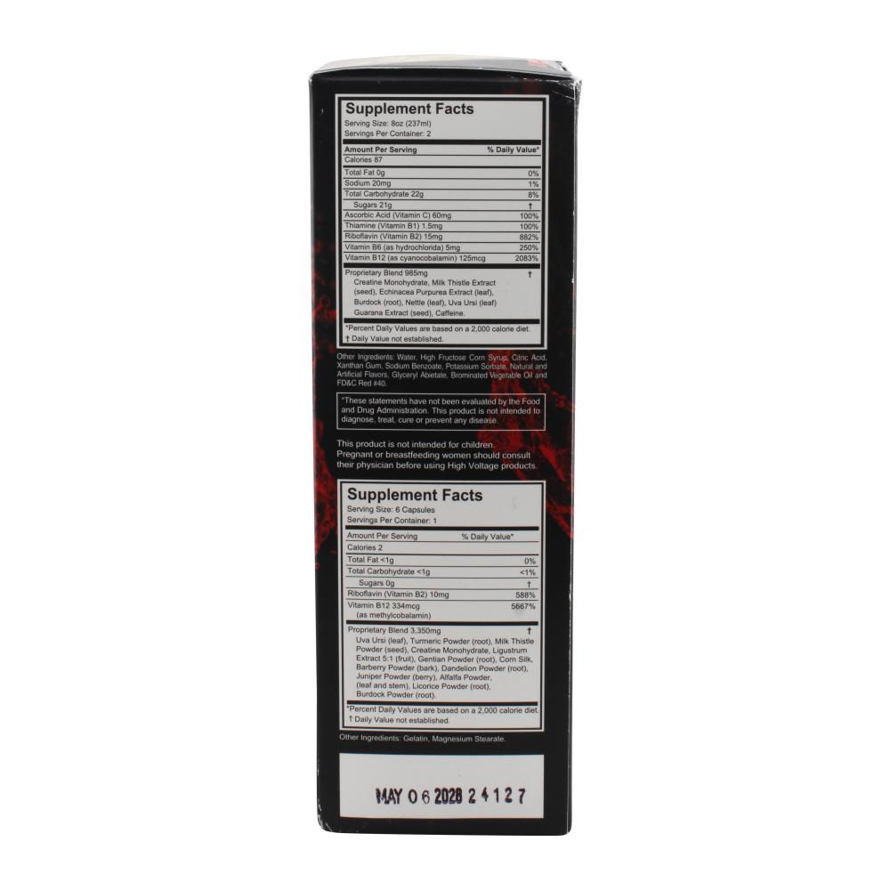 High Voltage Detox Double Flush 16oz-Cherry