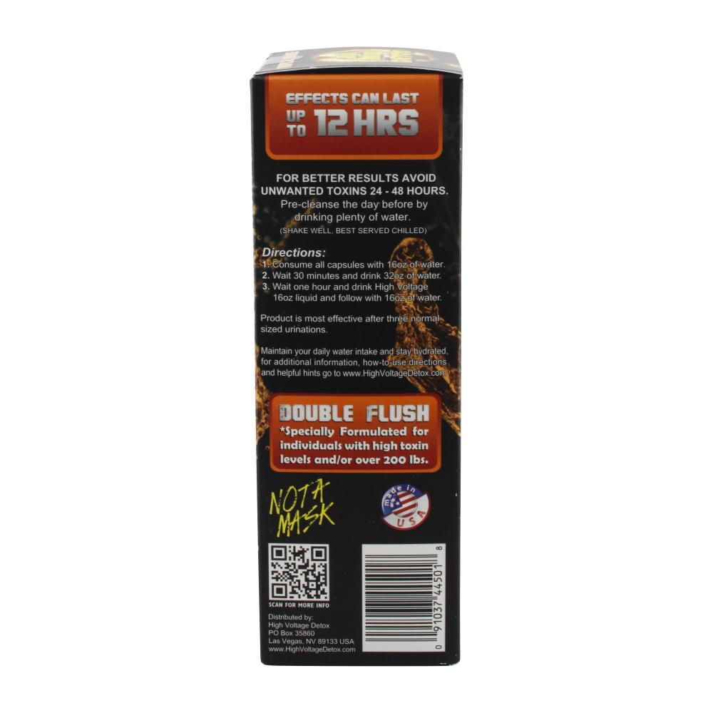 High Voltage Detox Double Flush 16oz-Tropical Orange