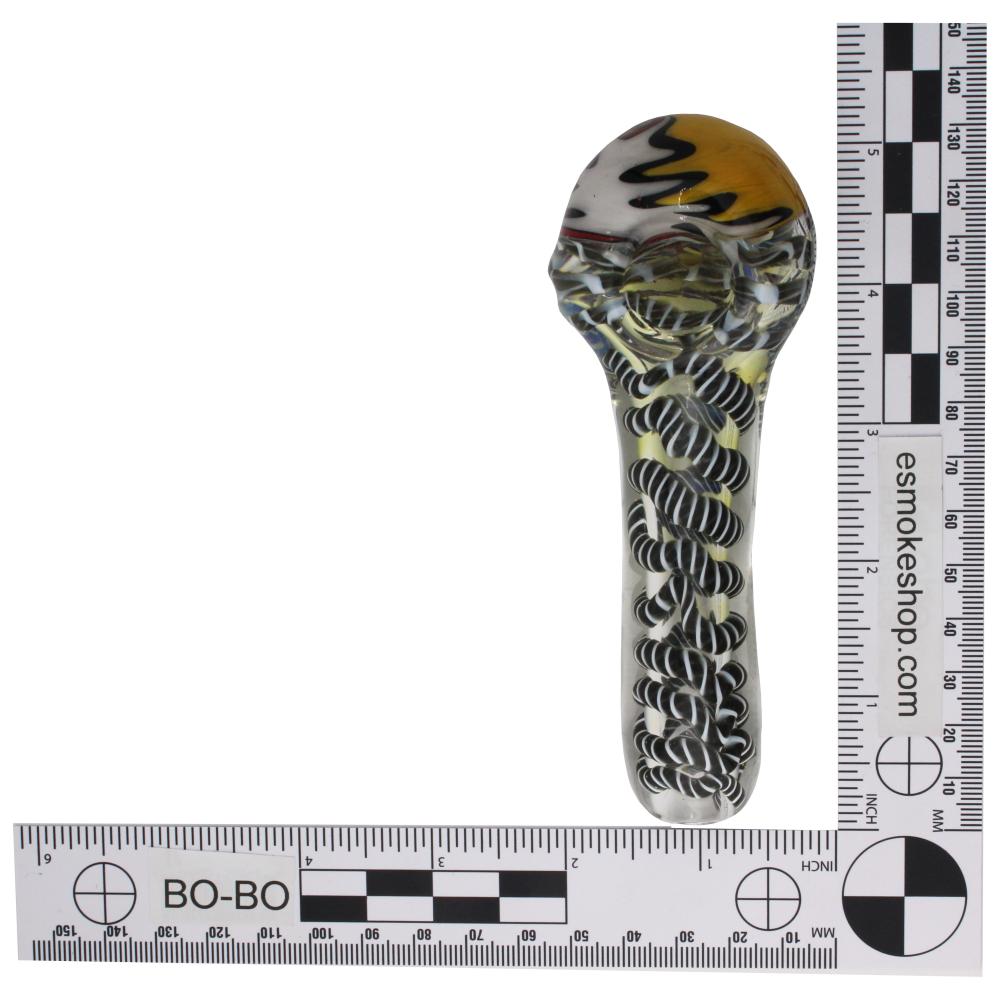Holiday Glass Hand Pipe-Black