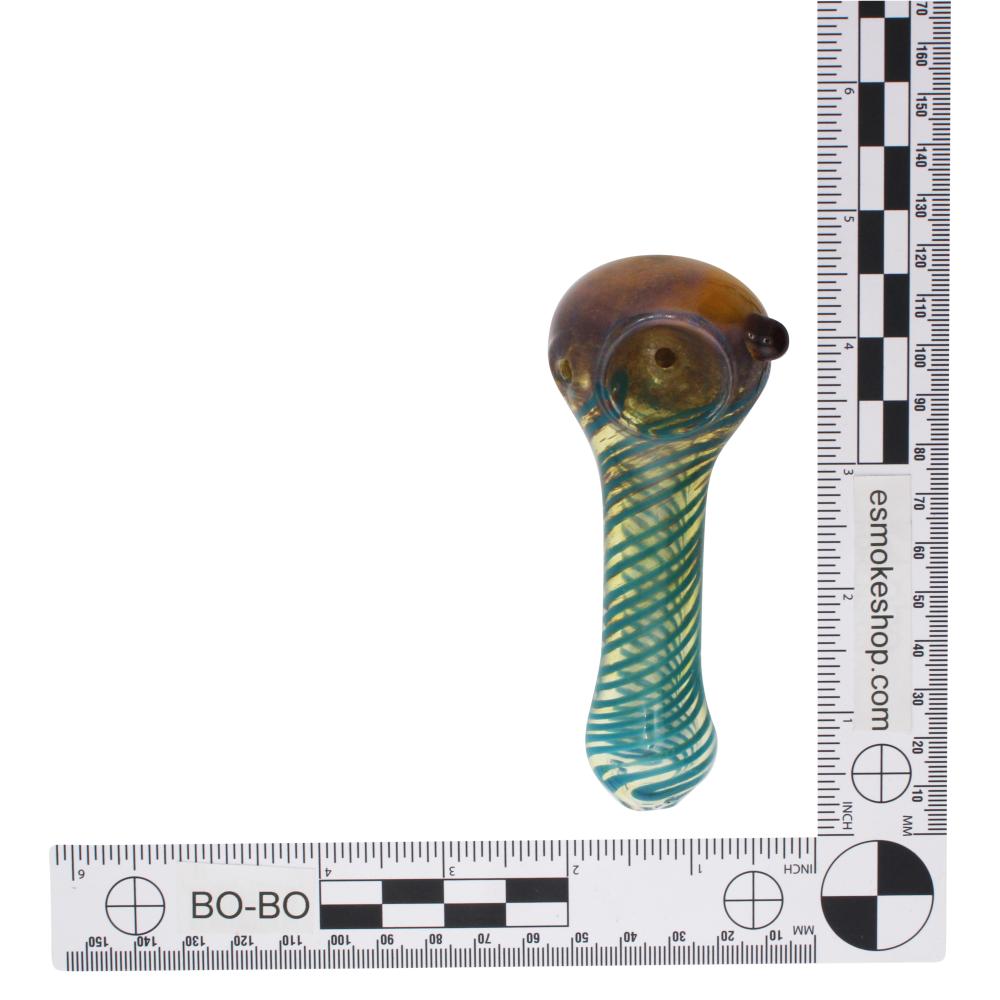 Hot Current Glass Hand Pipe-Blue and Purple