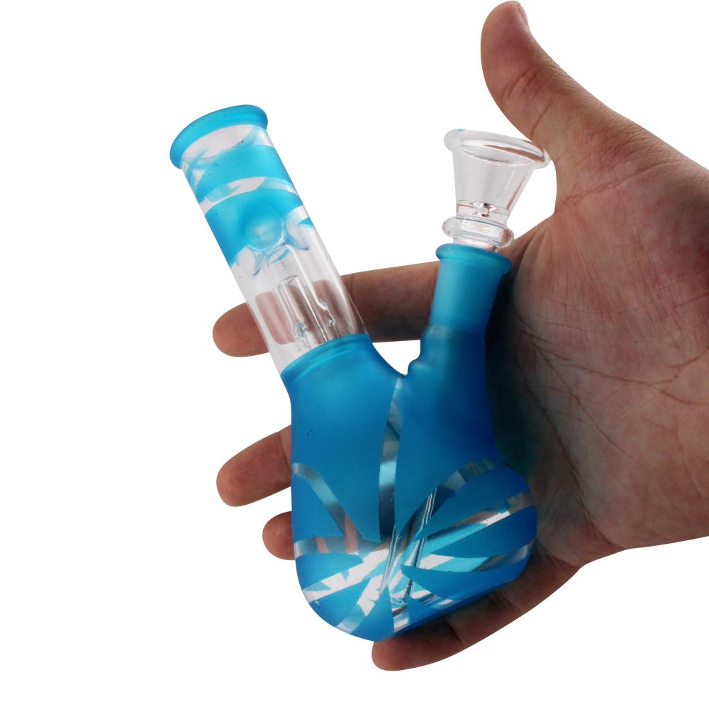 Hypnotic Vision Mini Water Pipe-Blue