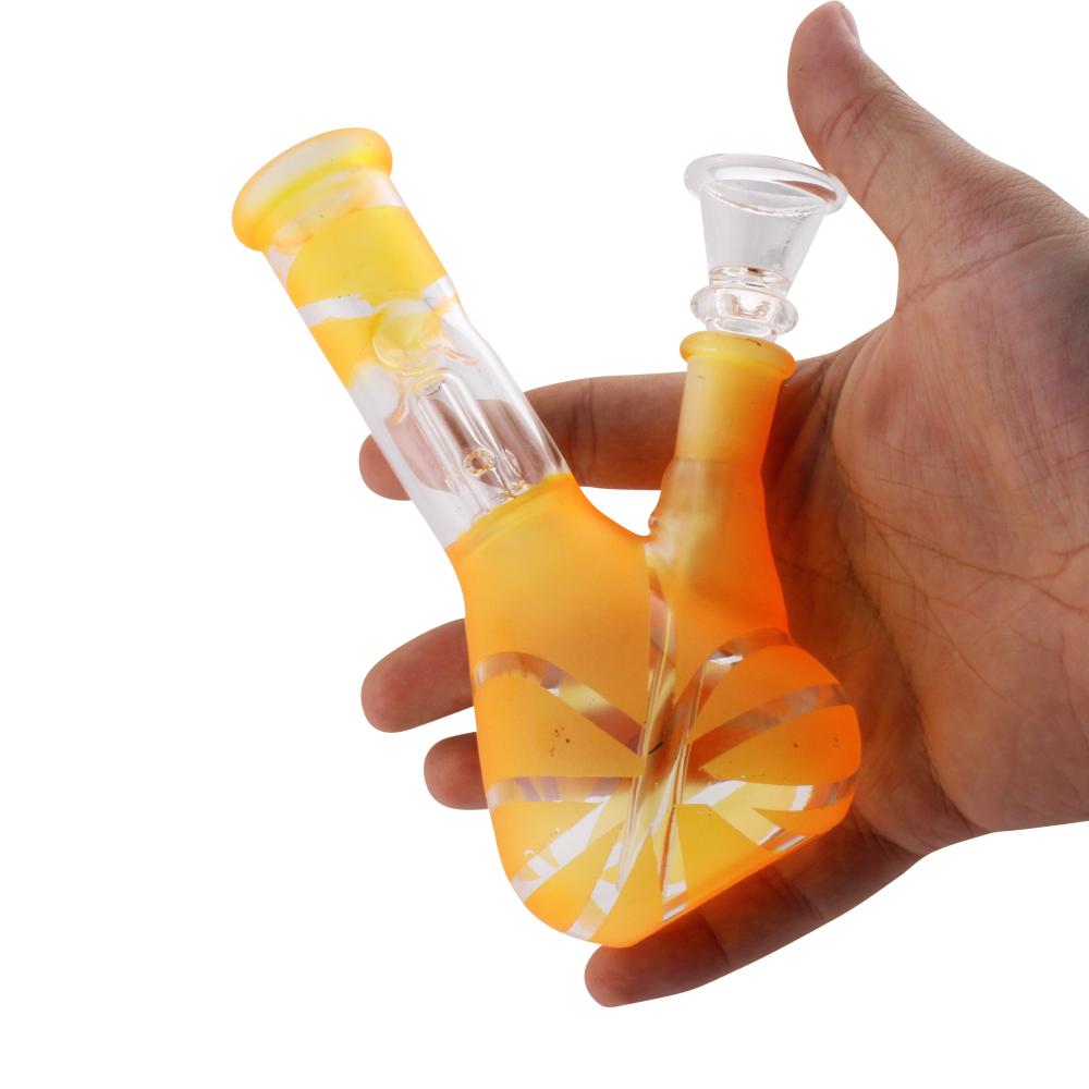 Hypnotic Vision Mini Water Pipe-Orange