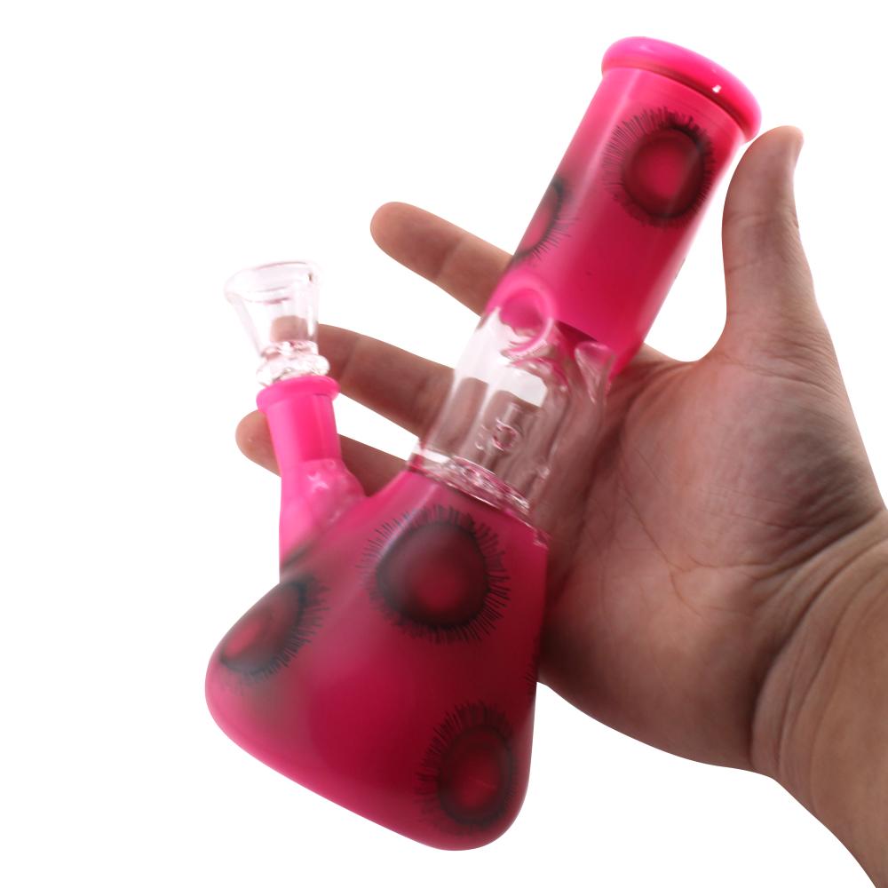 Hypnotic Vision Water Pipe-Deep Pink