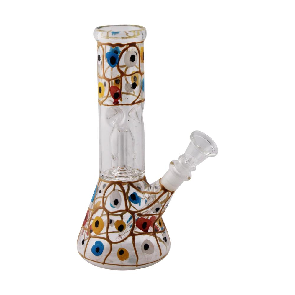 Hypnotic Vision Water Pipe-Orange Red