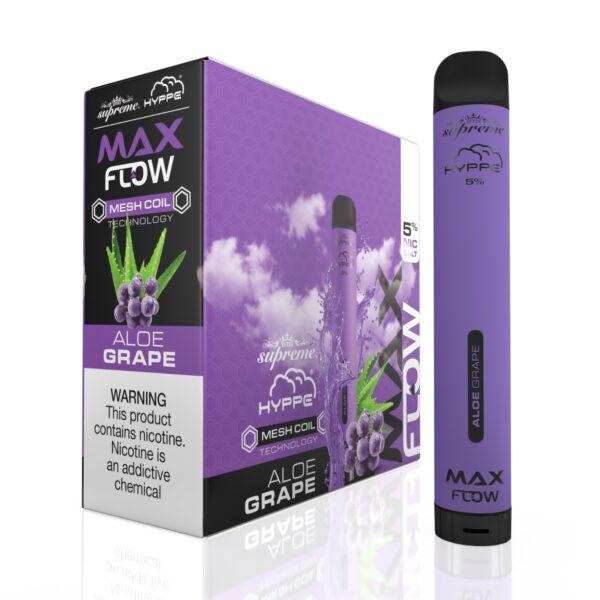 Aloe Grape Hyppe Max Flow Vape 2000 Puffs