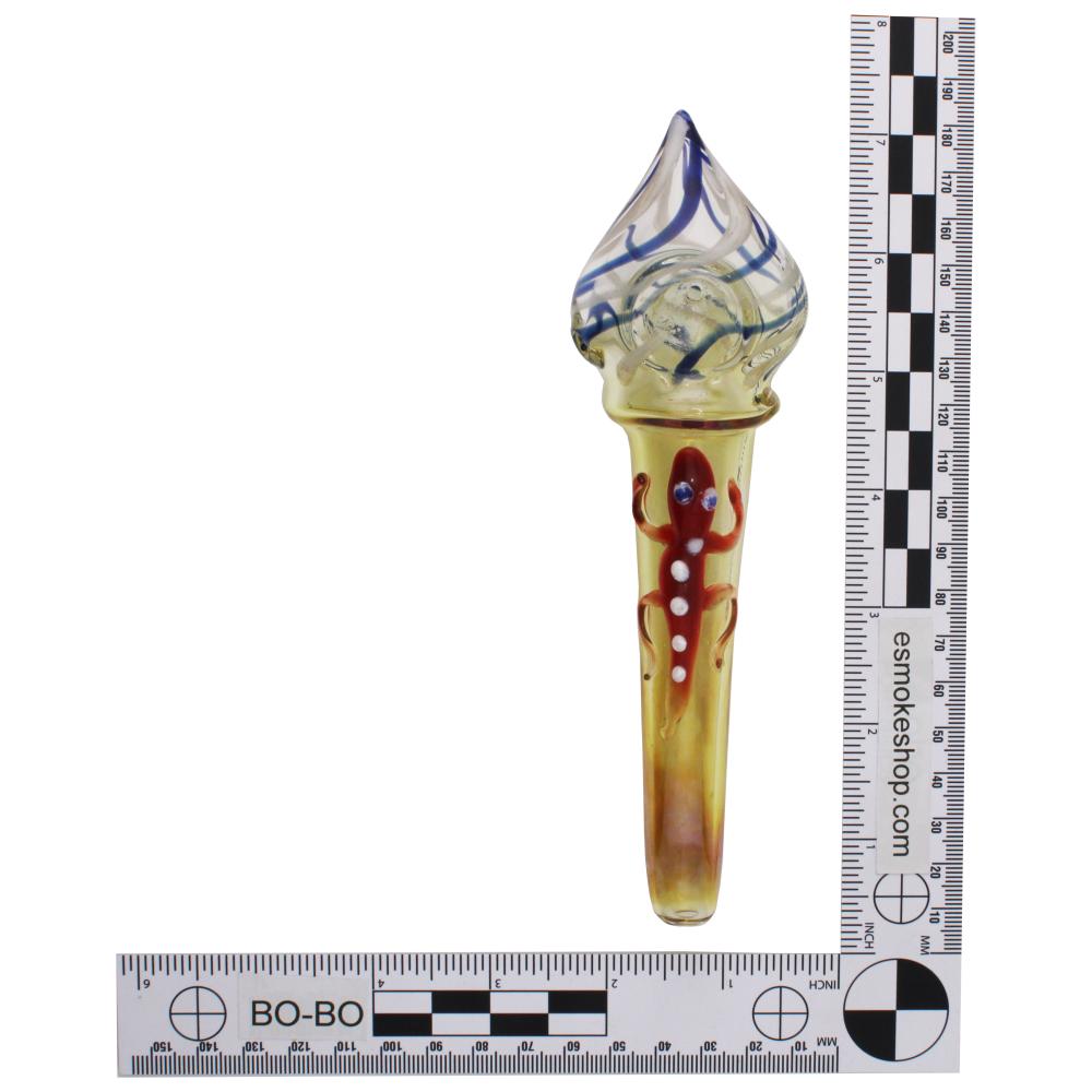 Ice Cream Glass Hand Pipe-White
