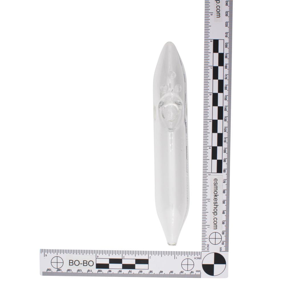 Ice Whisper Glass Hand Pipe-Clear