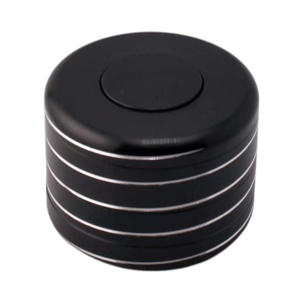 Illusion Style Metal Grinder-4 Piece-Black