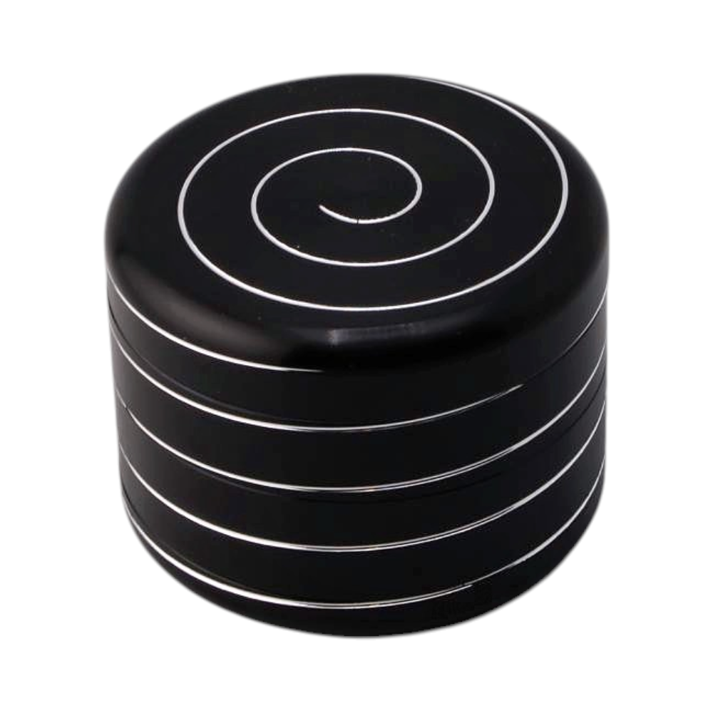 Illusion Style Metal Grinder-4 Piece-Black