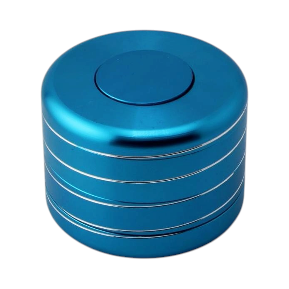 Illusion Style Metal Grinder-4 Piece-Blue