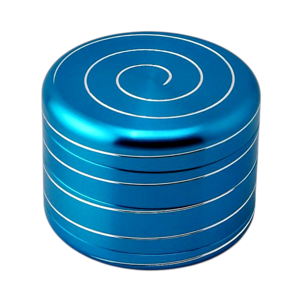 Illusion Style Metal Grinder-4 Piece-Blue