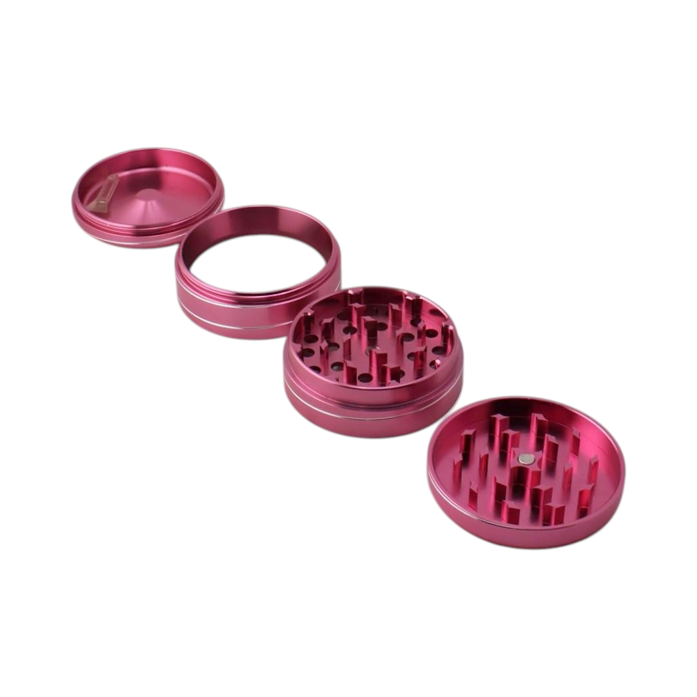 Illusion Style Metal Grinder-4 Piece-Pink