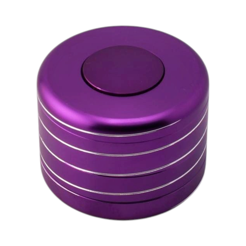 Illusion Style Metal Grinder-4 Piece-Purple