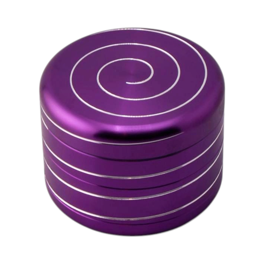 Illusion Style Metal Grinder-4 Piece-Purple