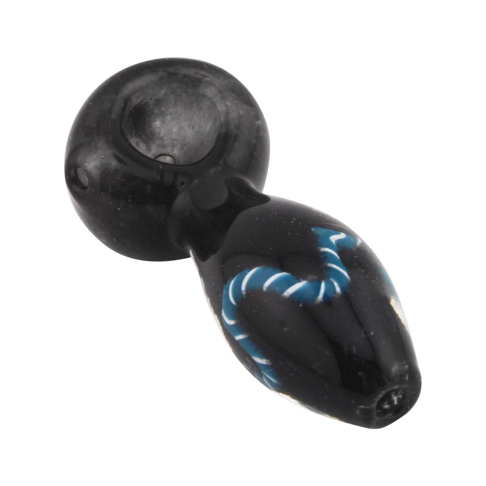 Indigo Glass Hand Pipe