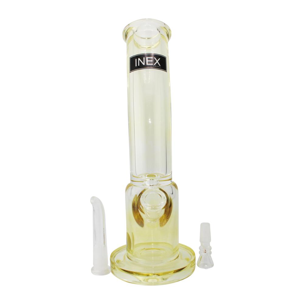 INEX Brand 12" Heavy Bent Straight Water Pipe-Yellow