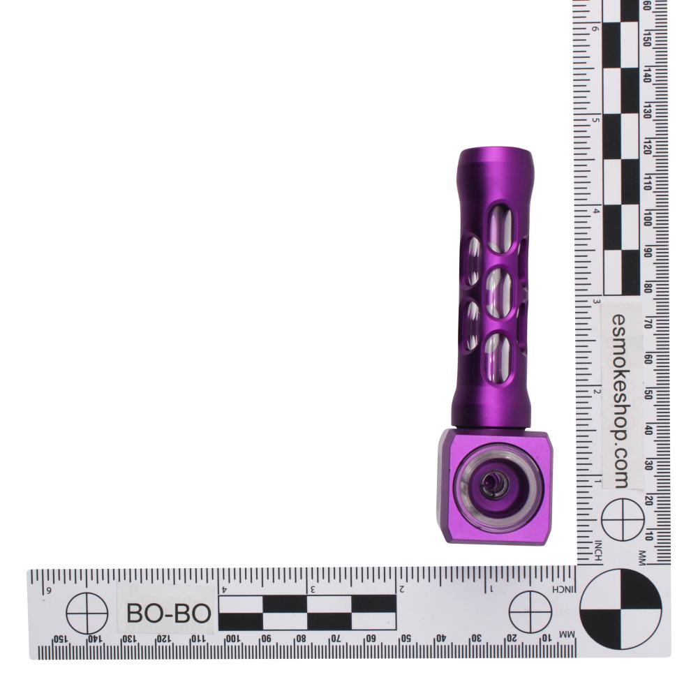 Iron Style Metallic Hand Pipe-Purple