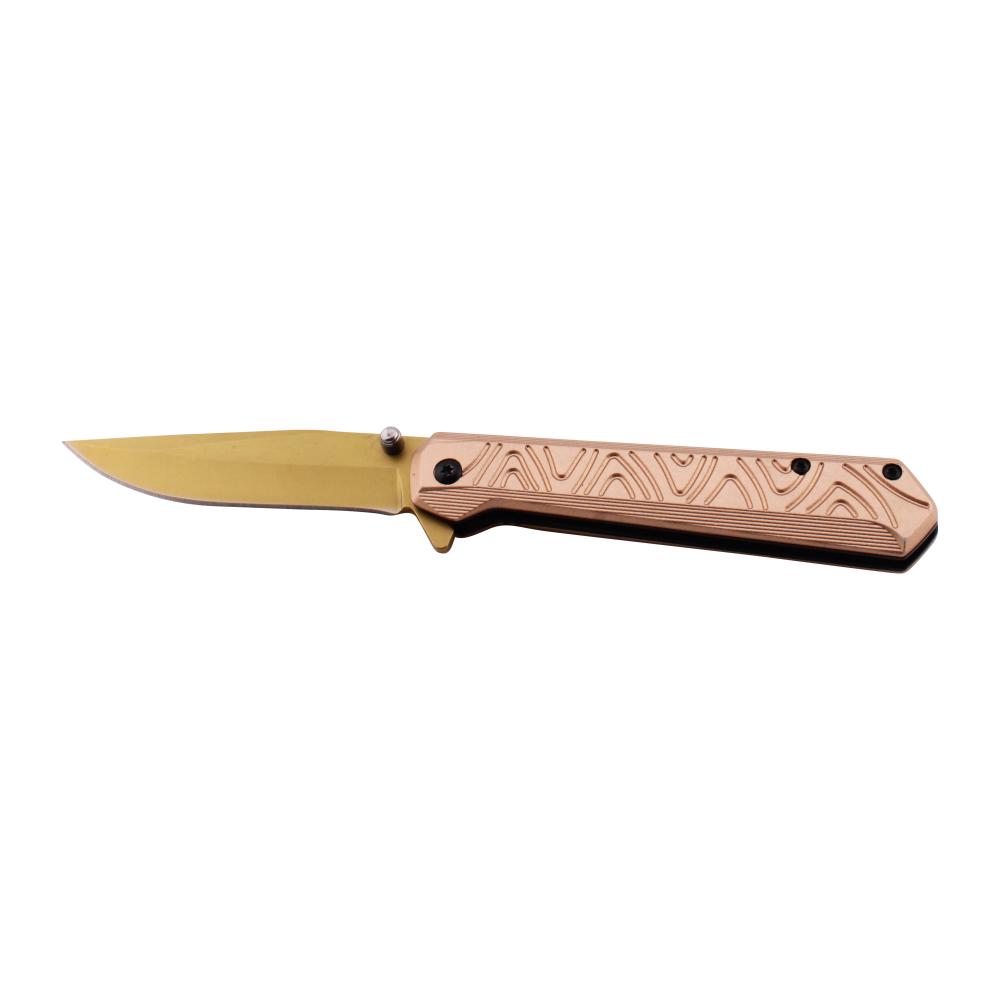 Ironclad X1 Tactical Folding Metal Pocket Knife-Rose Gold