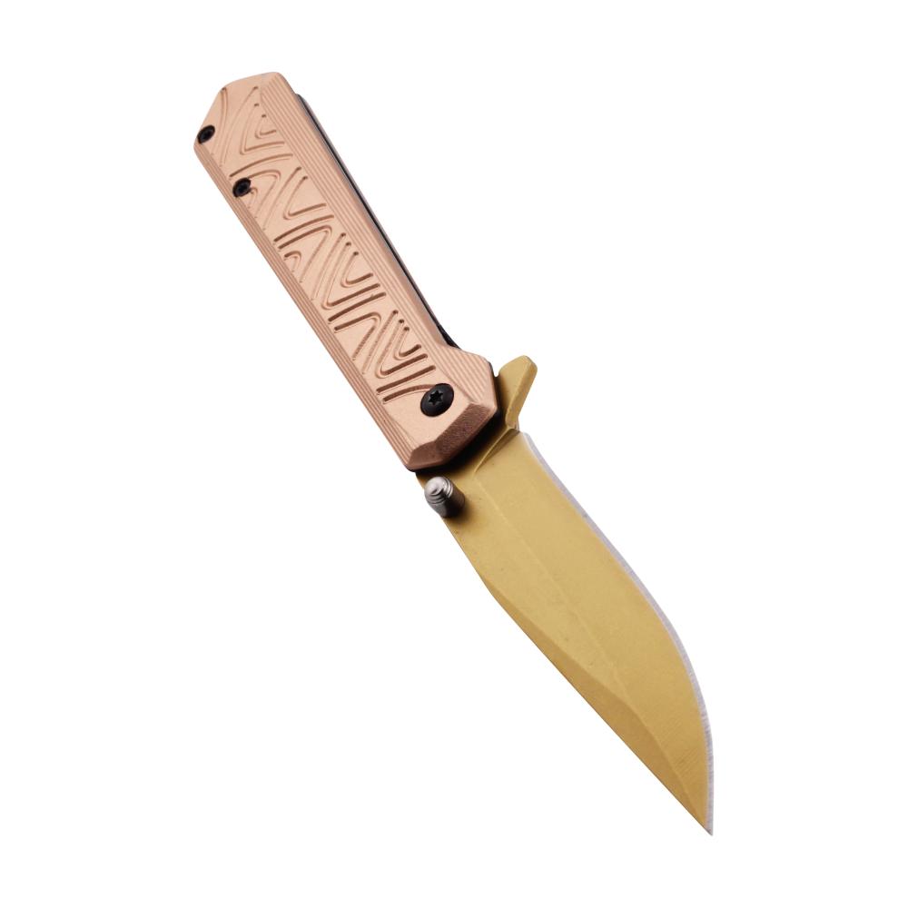 Ironclad X1 Tactical Folding Metal Pocket Knife-Rose Gold