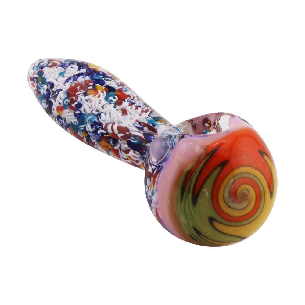 Jasmine Glass Hand Pipe-Pink