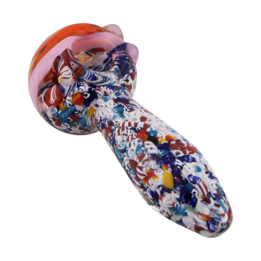 Jasmine Glass Hand Pipe-Pink
