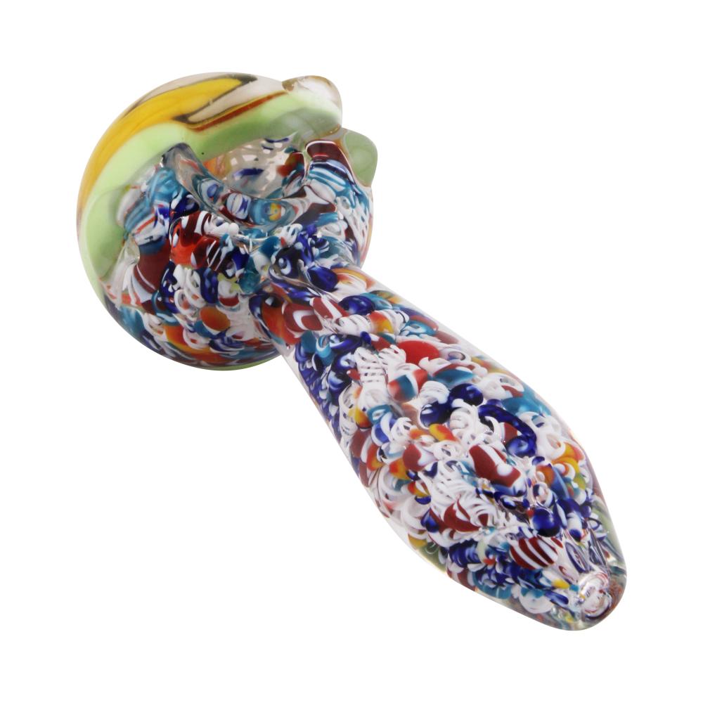 Jasmine Glass Hand Pipe-White
