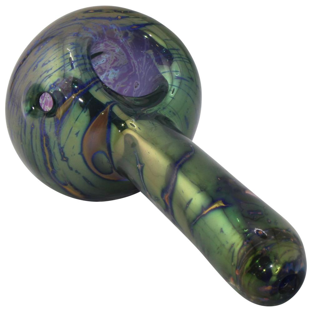 Jumbo Galaxy Glass Hand Pipe-Blue Violet