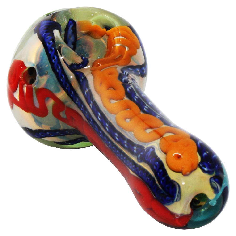 Kunzite Glass Hand Pipe-Mix