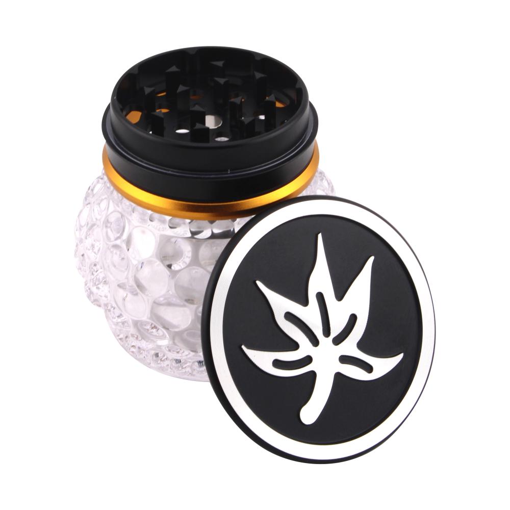 Leaf Metal Grinder-3 Piece-Black