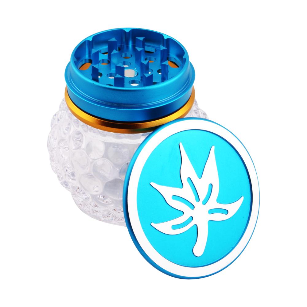 Leaf Metal Grinder-3 Piece-Blue