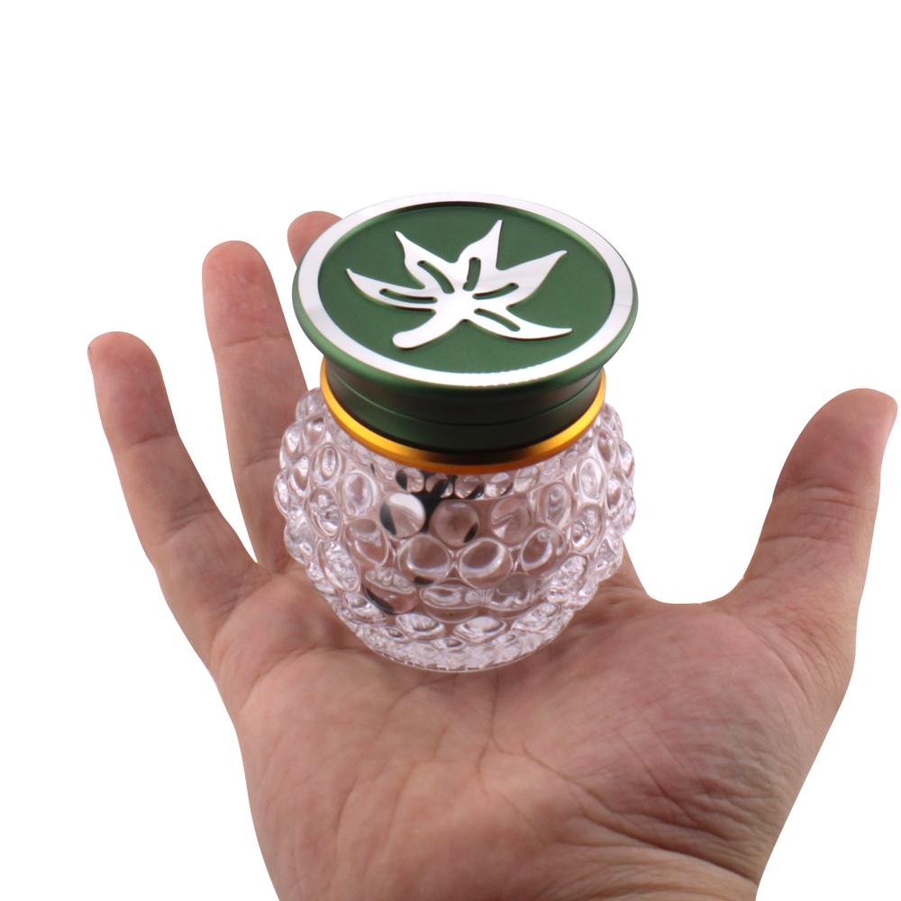 Leaf Metal Grinder-3 Piece-Dark Green