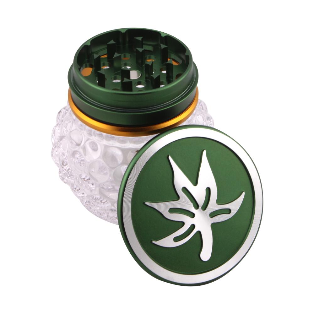 Leaf Metal Grinder-3 Piece-Dark Green