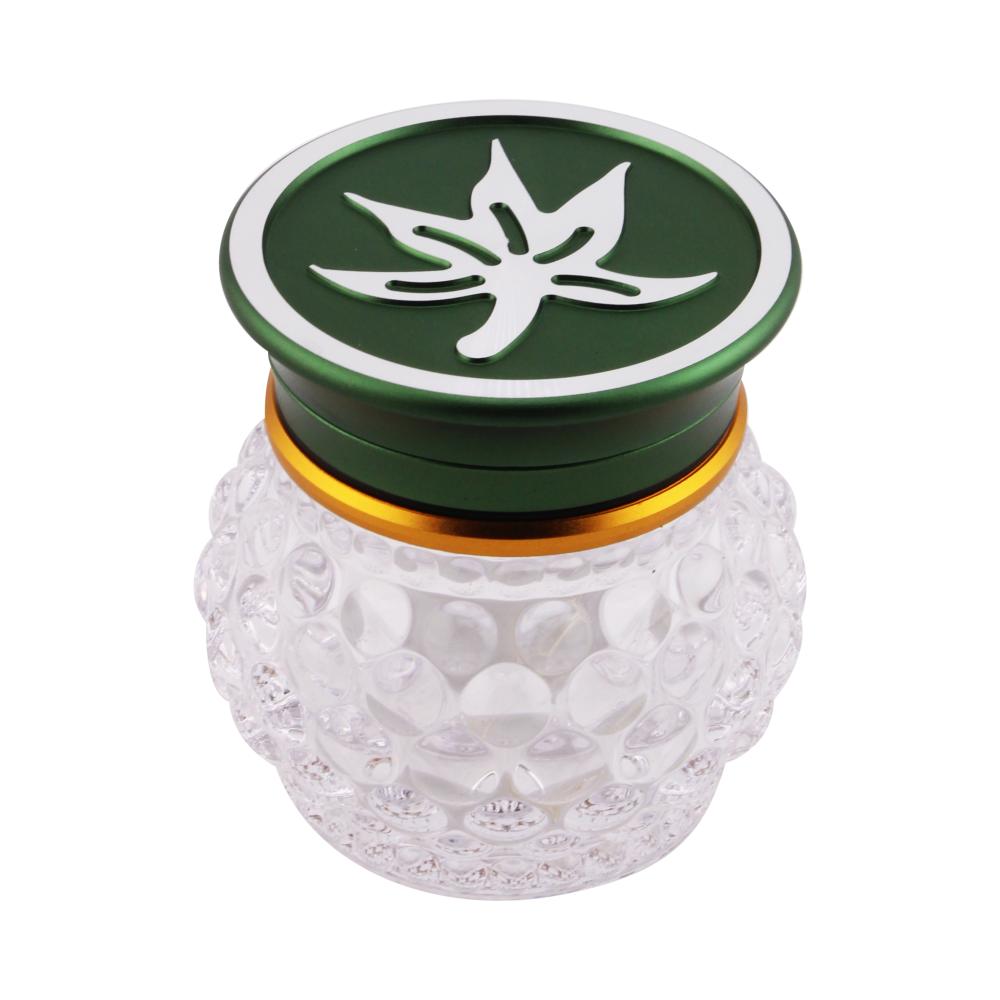 Leaf Metal Grinder-3 Piece-Dark Green