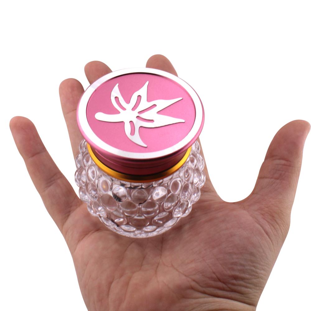 Leaf Metal Grinder-3 Piece-Pink