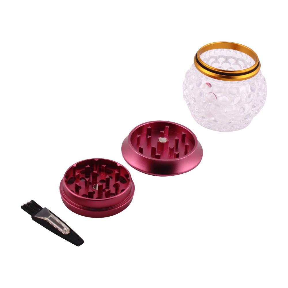 Leaf Metal Grinder-3 Piece-Pink