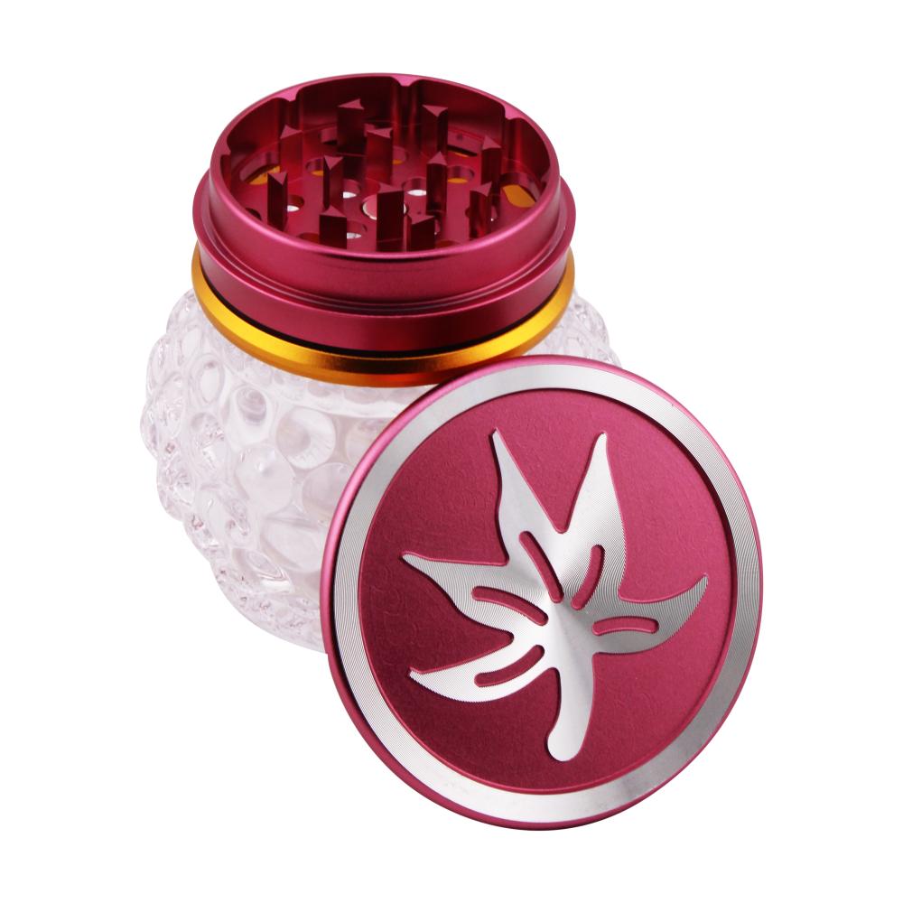 Leaf Metal Grinder-3 Piece-Pink