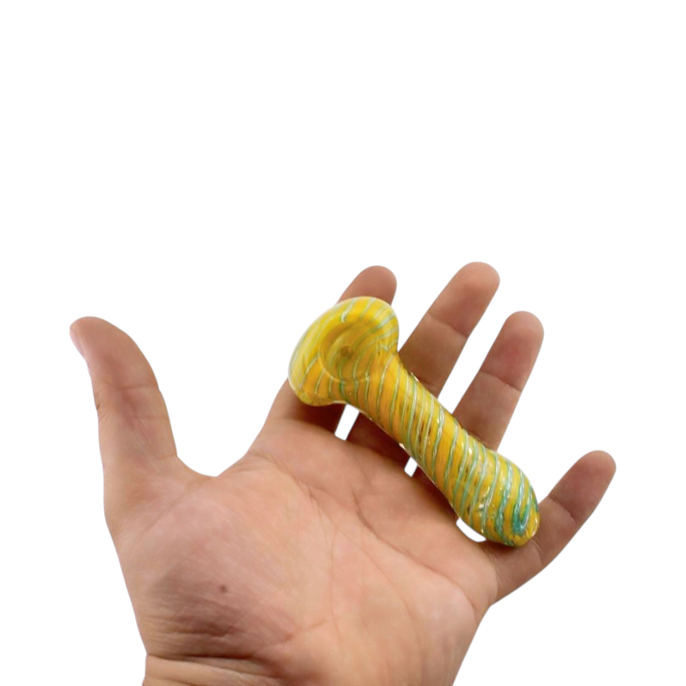 Line N192 Glass Hand Pipe-Yellow