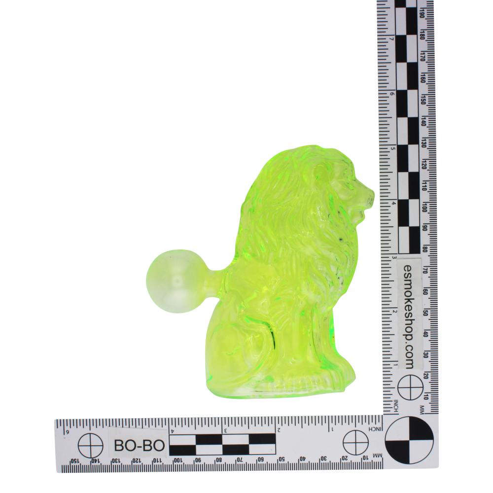 Lion Oil Burner Bubbler-Lawn Green