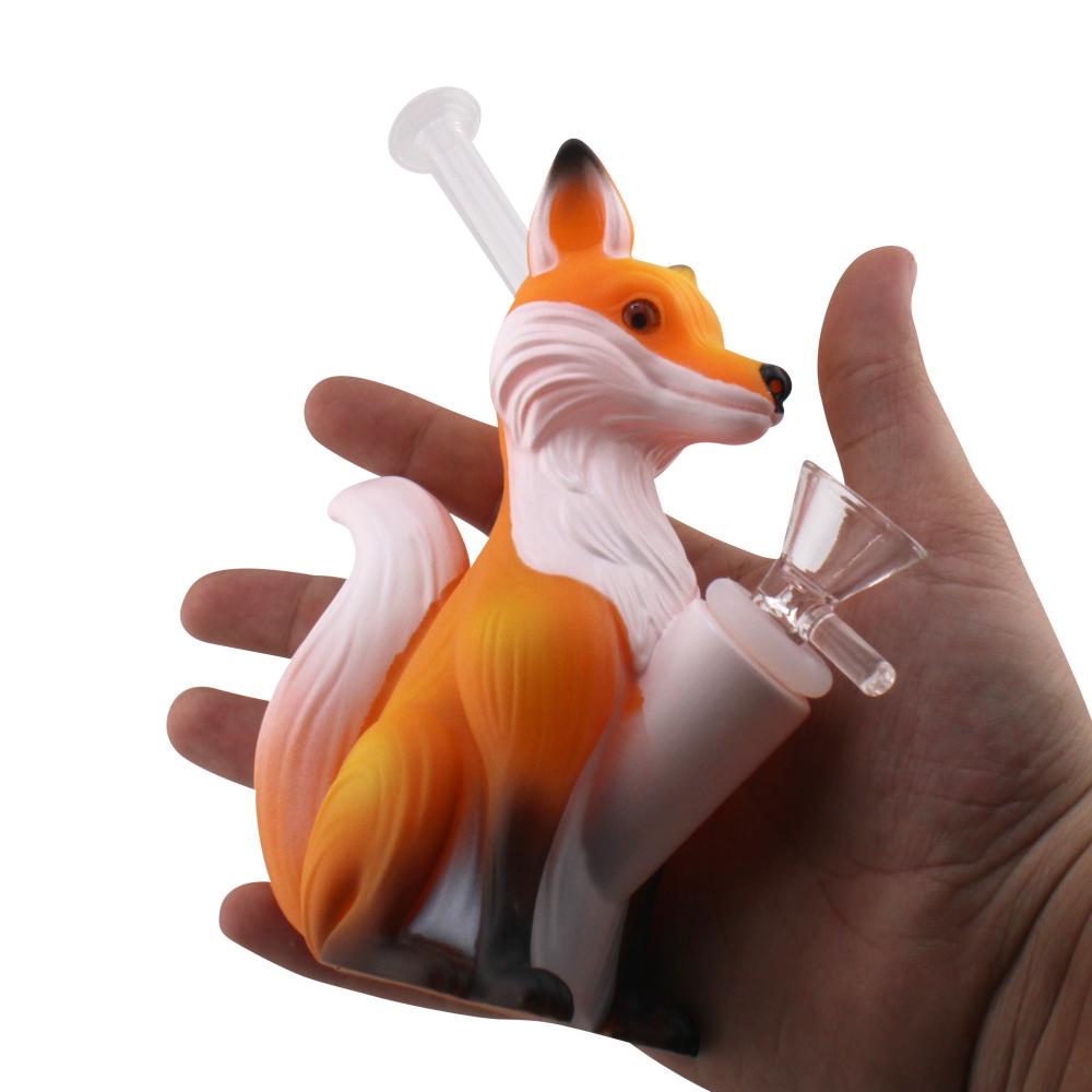 Little Fox Plastic Water Pipe-Orange