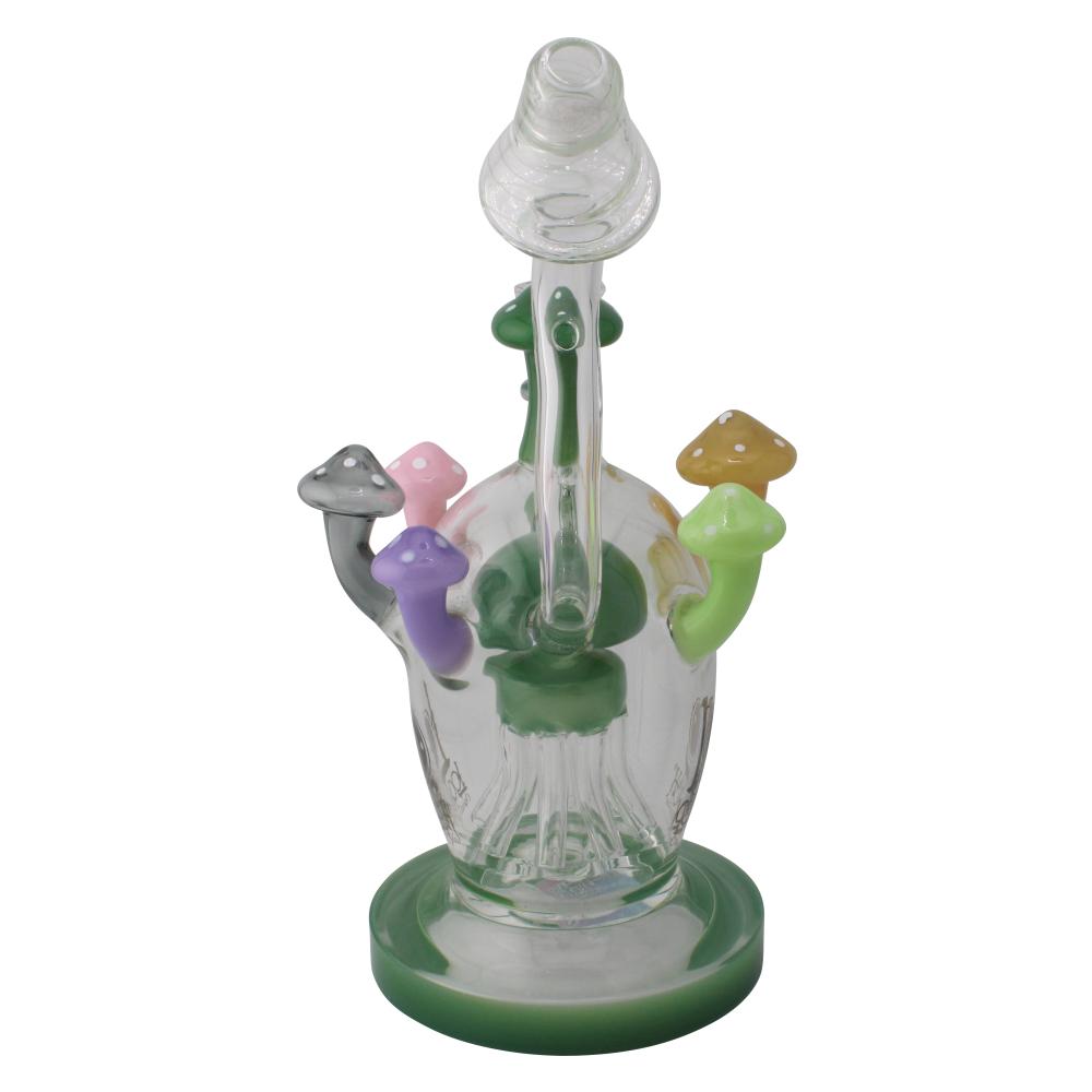 Lookah Magic Mushroom Glass Water Pipe-Green
