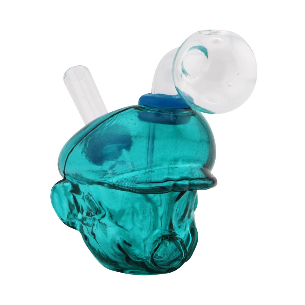 Mario Pyrex Glass Oil Burner Bubbler