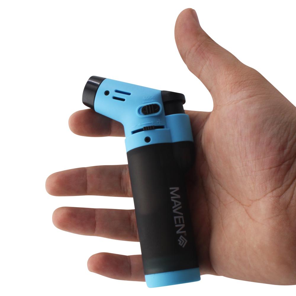 Maven Alpha Single Flame Torch Lighter-Blue